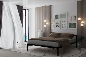 Кровать Мета с матрасом 1200 (черный) в Лабытнанги - labytnangi.ok-mebel.com | фото 2