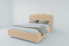 Кровать Нягань с ПМ 2000 (экокожа бежевая) в Лабытнанги - labytnangi.ok-mebel.com | фото 2