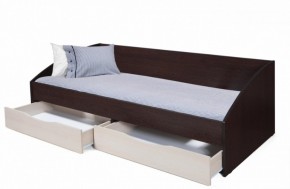 Кровать одинарная "Фея - 3" симметричная New (2000Х900) венге/вудлайн кремовый в Лабытнанги - labytnangi.ok-mebel.com | фото 2