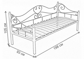 Кровать односпальная Венеция в Лабытнанги - labytnangi.ok-mebel.com | фото 3