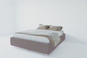 Кровать Подиум с ортопедическим основанием 800 (велюр темно-серый) в Лабытнанги - labytnangi.ok-mebel.com | фото