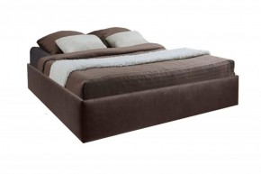 Кровать Подиум с ПМ 1400 (экокожа коричневая) в Лабытнанги - labytnangi.ok-mebel.com | фото 1