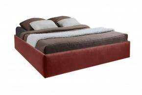 Кровать Подиум с ПМ 1600 (велюр бордо) в Лабытнанги - labytnangi.ok-mebel.com | фото 1