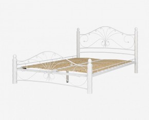 Кровать "Фортуна 1" КМД 2.01 Белая (1200*2000) (ножки-белые) с коваными элементами в Лабытнанги - labytnangi.ok-mebel.com | фото 2