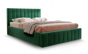 Кровать "Вена" 1400 СТАНДАРТ Вариант 1 Мора зеленый + бельевой ящик с кроватным основанием и подъемным механизмом в Лабытнанги - labytnangi.ok-mebel.com | фото 1