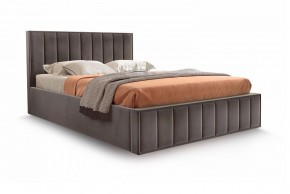 Кровать "Вена" 1600 СТАНДАРТ Вариант 3 Мора коричневый + бельевой ящик с кроватным основанием и подъемным механизмом в Лабытнанги - labytnangi.ok-mebel.com | фото