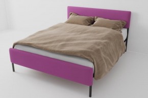 Кровать Стандарт Мини с ортопедическим основанием 1200 (велюр розовый) в Лабытнанги - labytnangi.ok-mebel.com | фото