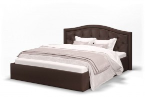 Кровать Стелла 1200 + Основание (Лесмо brown) коричневый в Лабытнанги - labytnangi.ok-mebel.com | фото