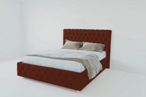 Кровать Версаль 1200 без основания (велюр бордо) в Лабытнанги - labytnangi.ok-mebel.com | фото 1