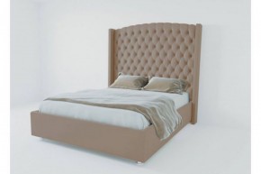 Кровать Версаль ЛЮКС с ПМ 1200 (велюр темно-серый) в Лабытнанги - labytnangi.ok-mebel.com | фото