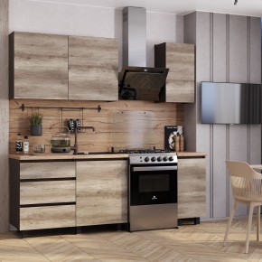 Кухня Энигма 1.6 м (венге/дуб каньон) в Лабытнанги - labytnangi.ok-mebel.com | фото