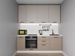 Кухонный гарнитур Каппучино 2200 h950 (Стол. 38мм) в Лабытнанги - labytnangi.ok-mebel.com | фото