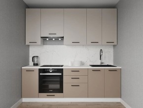 Кухонный гарнитур Каппучино 2400 h950 (Стол. 38мм) в Лабытнанги - labytnangi.ok-mebel.com | фото