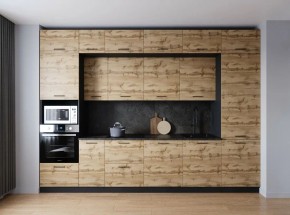 Кухонный гарнитур Крафт 3400 (Стол. 26мм) в Лабытнанги - labytnangi.ok-mebel.com | фото