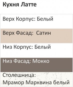 Кухонный гарнитур Латте 1200 (Стол. 26мм) в Лабытнанги - labytnangi.ok-mebel.com | фото 3