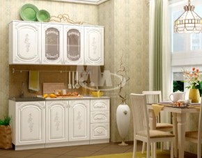 ЛИЗА-2 Кухонный гарнитур 1,7 Белый глянец холодный в Лабытнанги - labytnangi.ok-mebel.com | фото