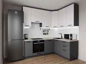 Кухонный гарнитур Меренга 2200*1600 h950 (Стол. 26мм) в Лабытнанги - labytnangi.ok-mebel.com | фото
