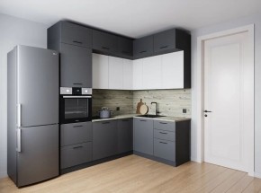 Кухонный гарнитур Меренга 2200*1700 (Стол. 26мм) в Лабытнанги - labytnangi.ok-mebel.com | фото
