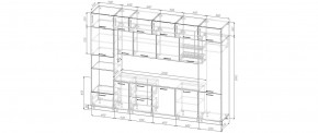 Кухонный гарнитур Санторини 3400 (Стол. 26мм) в Лабытнанги - labytnangi.ok-mebel.com | фото 2
