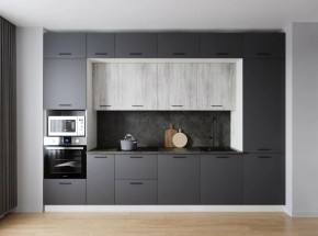 Кухонный гарнитур Санторини 3400 (Стол. 38мм) в Лабытнанги - labytnangi.ok-mebel.com | фото