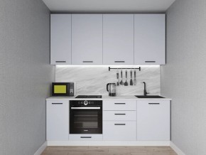 Кухонный гарнитур Смоки 2200 h950 (Стол. 38 мм) в Лабытнанги - labytnangi.ok-mebel.com | фото
