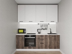 Кухонный гарнитур Старое Дерево 2200 h950 (Стол. 38мм) в Лабытнанги - labytnangi.ok-mebel.com | фото