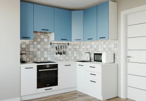 Кухонный гарнитур угловой Капри 2200х1600 h950 (Стол. 38мм) в Лабытнанги - labytnangi.ok-mebel.com | фото
