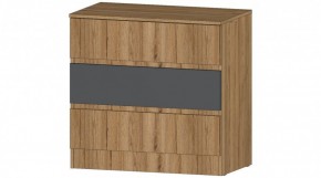 ЛЕНОРА Комод 3 ящика (графит) в Лабытнанги - labytnangi.ok-mebel.com | фото