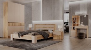 ЛЕНОРА Спальный гарнитур (модульный) кашемир в Лабытнанги - labytnangi.ok-mebel.com | фото