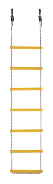 Лестница веревочная 7 перекладин цв.желтый D=30 в Лабытнанги - labytnangi.ok-mebel.com | фото
