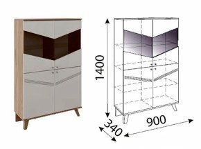 Лимба (гостиная) М04 Сервант в Лабытнанги - labytnangi.ok-mebel.com | фото