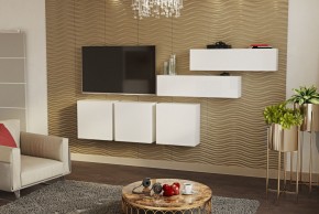 ЛИНДА Гостиная (Белый/Белый) в Лабытнанги - labytnangi.ok-mebel.com | фото 2