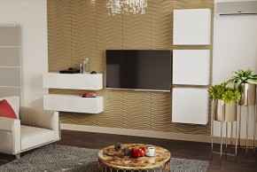 ЛИНДА Гостиная (Белый/Белый) в Лабытнанги - labytnangi.ok-mebel.com | фото 4