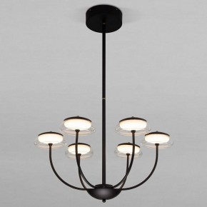 Люстра на штанге Eurosvet Fungo 50388 LED черный в Лабытнанги - labytnangi.ok-mebel.com | фото