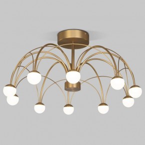 Люстра на штанге Eurosvet Ragno 90031/10 LED золото в Лабытнанги - labytnangi.ok-mebel.com | фото