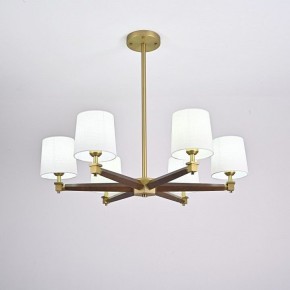 Люстра на штанге Imperiumloft Jorgenson White/Dark wood STAVRA01 в Лабытнанги - labytnangi.ok-mebel.com | фото 2