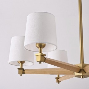 Люстра на штанге Imperiumloft Jorgenson White/Light wood STAVRA01 в Лабытнанги - labytnangi.ok-mebel.com | фото 11