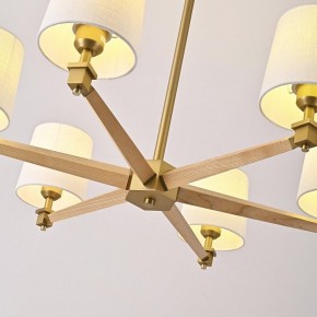 Люстра на штанге Imperiumloft Jorgenson White/Light wood STAVRA01 в Лабытнанги - labytnangi.ok-mebel.com | фото 7