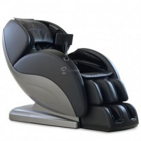Массажное кресло PS6500 черно-серебряное в Лабытнанги - labytnangi.ok-mebel.com | фото