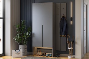 МЕРСИ Прихожая (модульная) графит в Лабытнанги - labytnangi.ok-mebel.com | фото