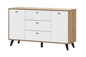 МИЛАН Спальня (Дуб Золотой/Белый матовый) в Лабытнанги - labytnangi.ok-mebel.com | фото 14