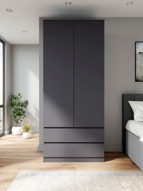 МОРИ МШ 900.2 Шкаф (графит) в Лабытнанги - labytnangi.ok-mebel.com | фото 3