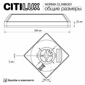 Накладной светильник Citilux Norma CL748K301 в Лабытнанги - labytnangi.ok-mebel.com | фото 11