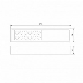 Накладной светильник Elektrostandard Tend a068850 в Лабытнанги - labytnangi.ok-mebel.com | фото 3