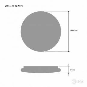 Накладной светильник Эра Классик SPB-6-30-RC Wave в Лабытнанги - labytnangi.ok-mebel.com | фото 5