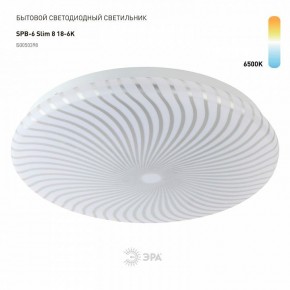 Накладной светильник Эра Slim SPB-6 Slim 8 18-6K в Лабытнанги - labytnangi.ok-mebel.com | фото 2