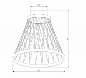 Накладной светильник Eurosvet Cesta 40018/1 LED коричневый в Лабытнанги - labytnangi.ok-mebel.com | фото 4