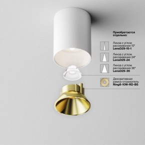Накладной светильник Maytoni Alfa LED C064CL-8W4K-RD-WB в Лабытнанги - labytnangi.ok-mebel.com | фото 6