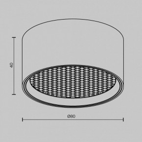 Накладной светильник Maytoni Glare C122CL-L7-4K-BS в Лабытнанги - labytnangi.ok-mebel.com | фото 6
