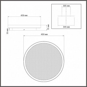 Накладной светильник Sonex Shimmers 7736/60L в Лабытнанги - labytnangi.ok-mebel.com | фото 8